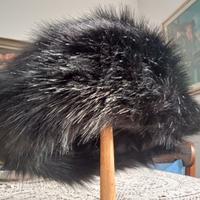 Colbacco di visone nero