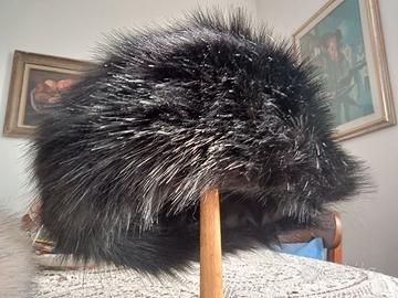 Colbacco di visone nero