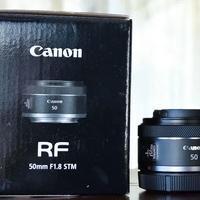 Canon RF 50 1.8 come nuovo