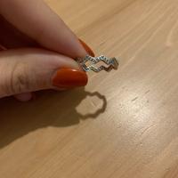 Anello zigzag luminoso originale Pandora