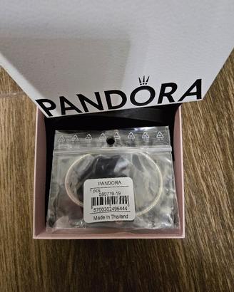 Pandora Bracciale Moment chiusura cuore oro rosa