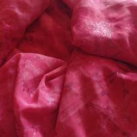 Scampolo seta jacquard brillante trasparente 