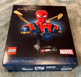Set Lego 76326 Busto Iron spider-man