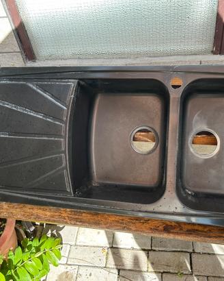 Lavandino lavello cucina doppia vasca