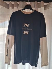 Polo North Sails manica lunga taglia XL