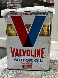 Latta olio anni 70 valvoline