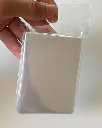 10 Sleeve trasparenti morbide standard 66x91mm