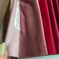 Scampolo di stoffa in velluto rosa antico