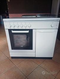 cucina a gas forno elettrico  zoppo 5 fuochi
