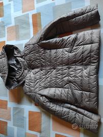 Giacca primaverile piumino donna taglia 46 fango