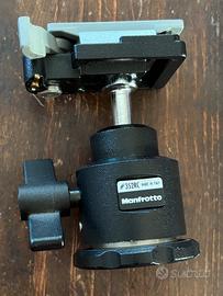 Testa Manfrotto 352RC con Piastra Rapida 200PL