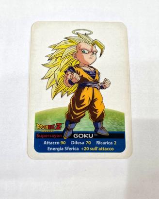 Carta Lamincards Dragon Ball Z Goku SSJ3 Edibas