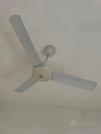 Ventilatore da soffitto con interruttore da muro