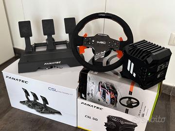 POSTAZIONE SIM RACING COMPLETA FANATEC + GTRACER