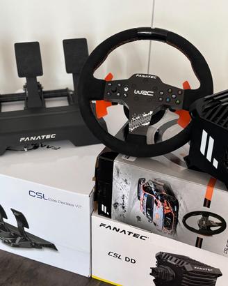 POSTAZIONE SIM RACING COMPLETA FANATEC + GTRACER