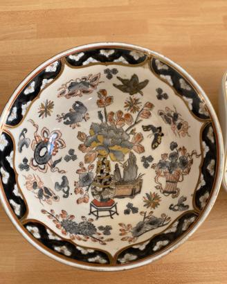 Ciotola in porcellana cinese decorata-stile Qing