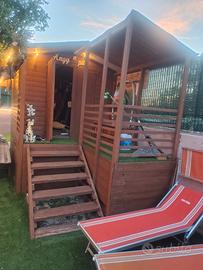 casetta in legno prezzo shok