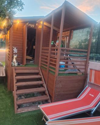 casetta in legno prezzo shok