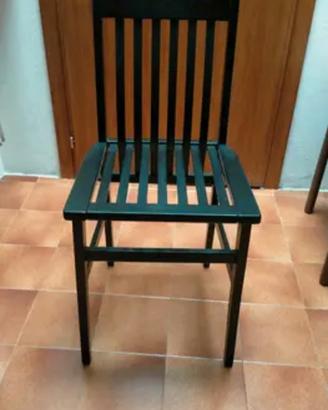 Sedie design Milano Molteni nere 