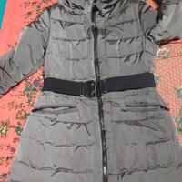 Piumino ZARA e cappotto elegante grigio