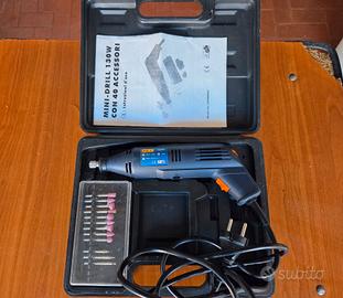 Mini Drill trapano PRC con accessori per hobby