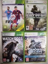 lotto 4 giochi Xbox 360