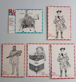 Cartoline: Pisa Gioco Ponte/Regata '83-84, annullo