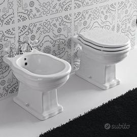 Set Sanitari Ellade Hydra in Ceramica Bianca