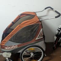 Rimorchio bici Chariot Corsaire 2 bimbi