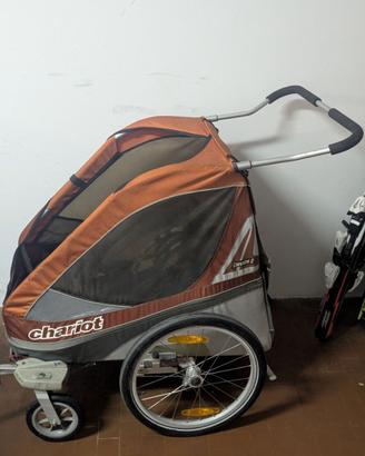 Rimorchio bici Chariot Corsaire 2 bimbi