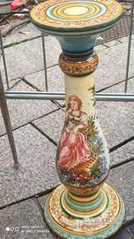 Colonna in ceramica Albisola 