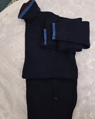 maglione bicolore 