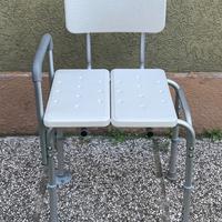 Sedia ortopedica per doccia