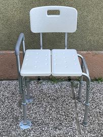 Sedia ortopedica per doccia