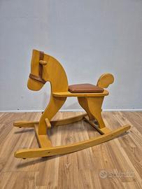 MOULIN ROTY CAVALLO A DONDOLO IN LEGNO