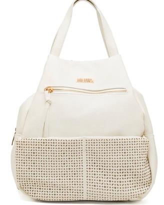 Zaino donna bianco Lora Ferres