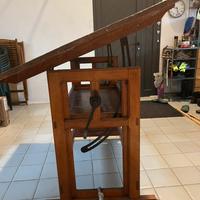 Tavolo per disegno tecnico antico