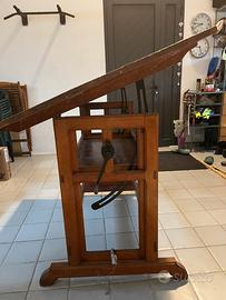 Tavolo per disegno tecnico antico