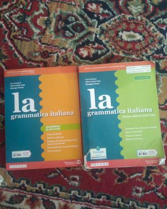 Libro la grammatica italiana  + libricino