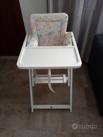 Seggiolone pappa legno