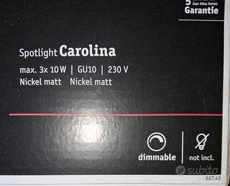 Lampada Paulmann "Carolina", 3 luci.