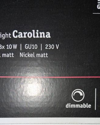 Lampada Paulmann "Carolina", 3 luci.