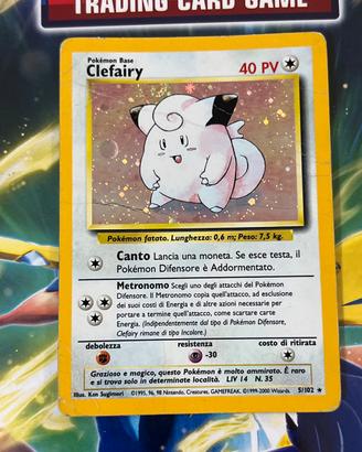 Clefairy 5/102 holo set base