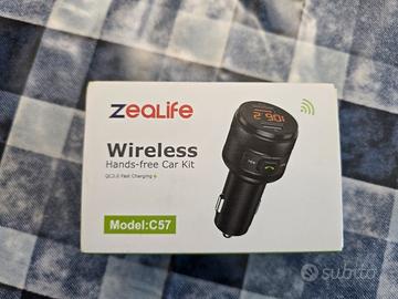 Trasmettitore FM Bluetooth Auto - Vivavoce e Ricar