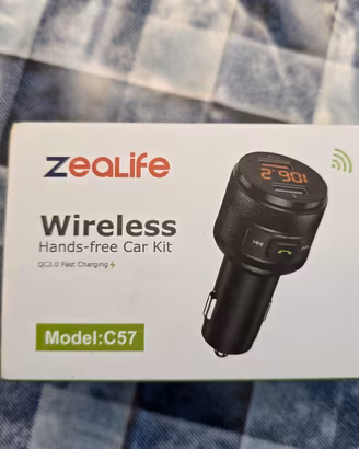 Trasmettitore FM Bluetooth Auto - Vivavoce e Ricar