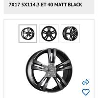 Cerchi in lega MAK 17 pollici