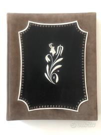 Foto dell album in pelle