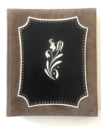 Foto dell album in pelle