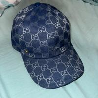 Cappellino gucci blu nuovo
