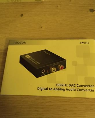 convertitore  dac digitale analogico